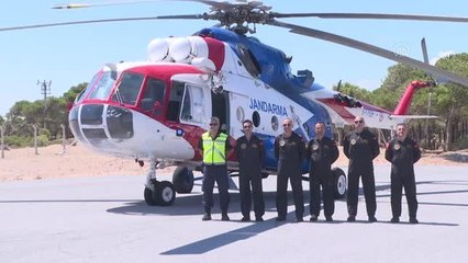 Jandarma, trafiği havadan denetledi