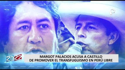 Margot Palacios acusa a Pedro Castillo de promover el transfuguismo en Perú Libre