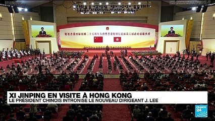 Download Video: Le président chinois Xi Jinping en visite à Hong Kong