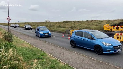 Aftermath of motor home fire in Sheppey