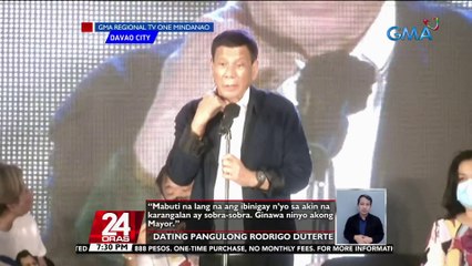 Dating Pres. Duterte, inilaan ang buong araw sa pagpapahinga sa kanilang bahay sa Davao City | 24 Oras