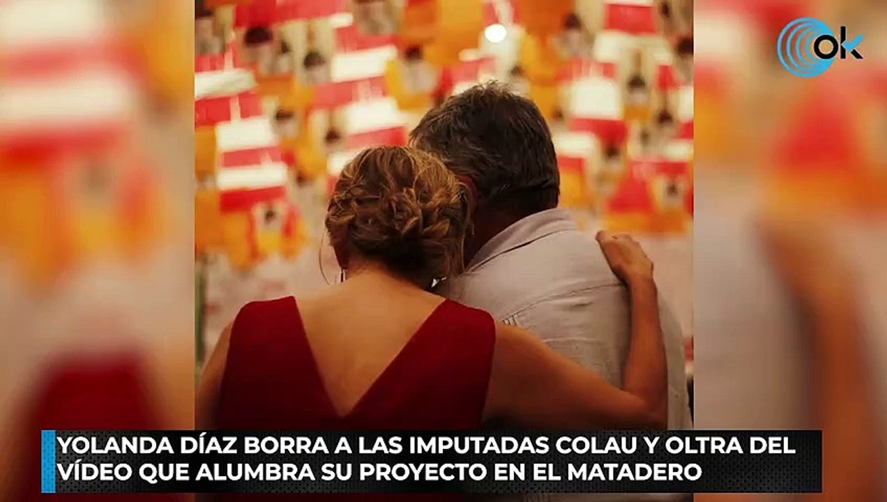 Yolanda Díaz borra a las imputadas Colau y Olt...