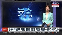 신한은행도 거액 외환 이상 거래 정황…금감원 검사