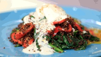 Salade de quinoa et épinards - سلطة كينوا بالسبانخ