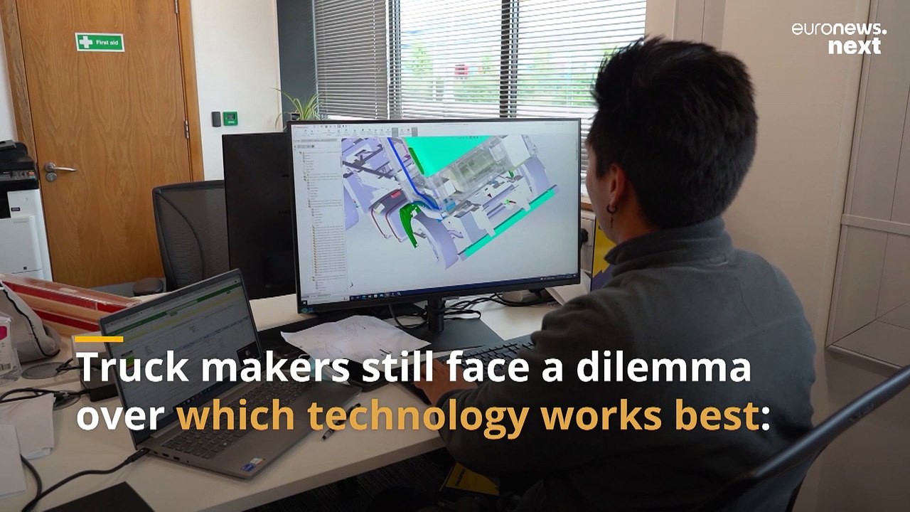 Battery or hydrogen? Truck makers battle it out in race for a cleaner electric future