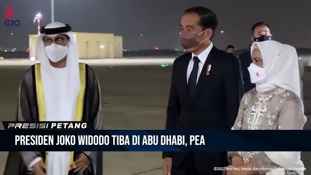 Presiden Jokowi dan Ibu Iriana Tiba di Abu Dhabi Persatuan Emirat Arab
