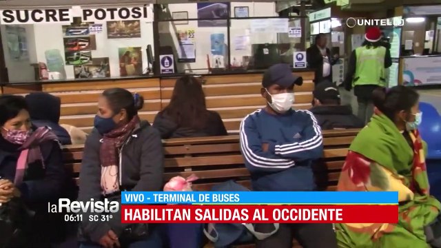 Se normalizan los viajes a Santa Cruz y La Paz desde la terminal de Cochabamba