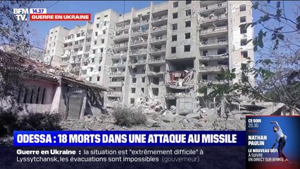 Ukraine: 18 morts dans le bombardement d'un immeuble dans la région d'Odessa