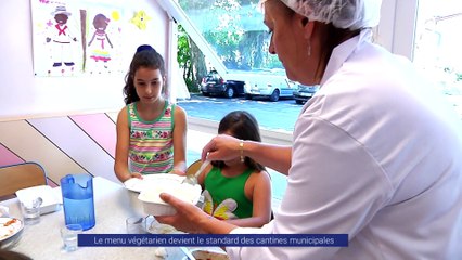 Reportage - Le végé devient la norme des cantines grenobloises