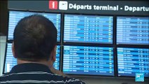 Grèves dans les aéroports français: des vols annulés et des retards