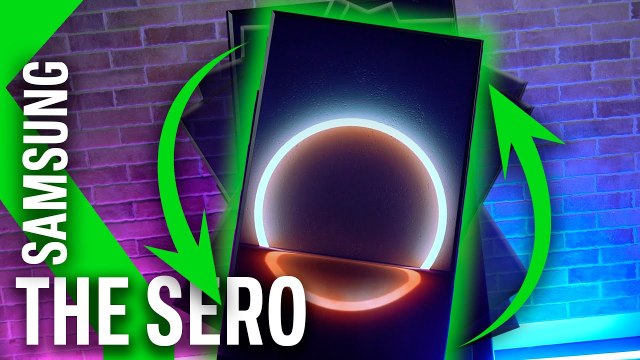 La TV GIRATORIA se CONVIERTE en UN MÓVIL de 43 PULGADAS Análisis SAMSUNG THE SERO