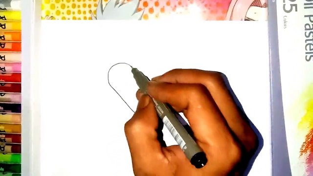 Drawing and Coloring TATA BT21 with Oil Pastels How to color using Oil Pastels