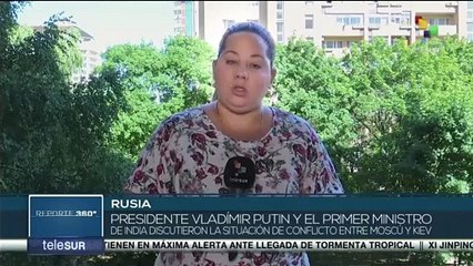 Pdte. Putin y primer ministro de la India abordaron situación en Ucrania