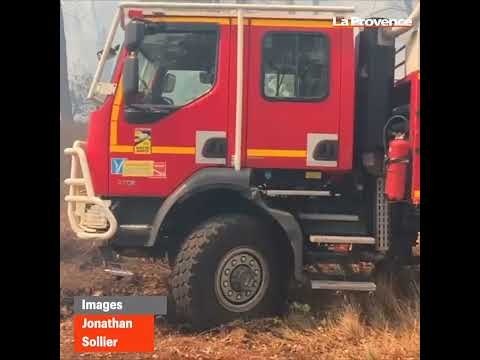 Vaucluse : Un important incendie est en cours entre Mornas et Piolenc