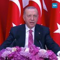 Erdoğan, asgari ücret zam oranını yanlış açıkladı, bakan kulağına fısıldadı; o anlar kamerada