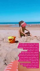 Laura Figueiredo mostra passeio até à praia com a filha e deixa desabafo