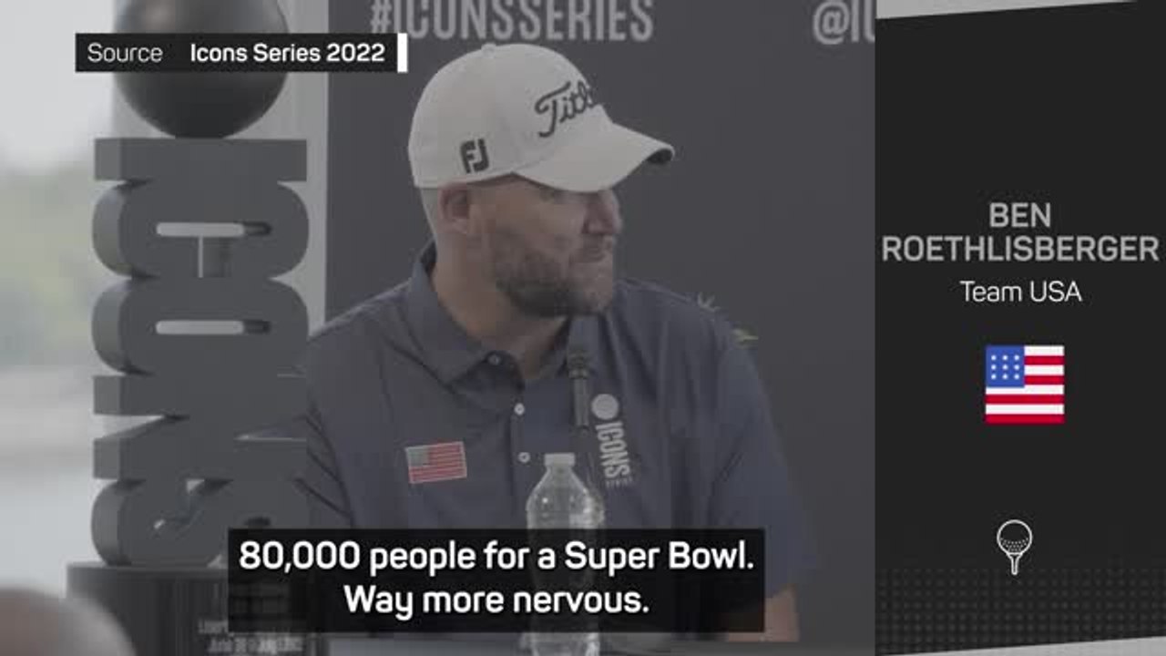 Roethlisberger 'more nervous' playing golf than the Super Bowl
