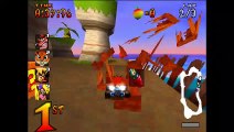 [PS1] Crash Team Racing Gameplay - Crash Cove