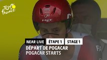 Départ de Pogacar / Pogacar starts - Étape 1 / Stage 1 - #TDF2022