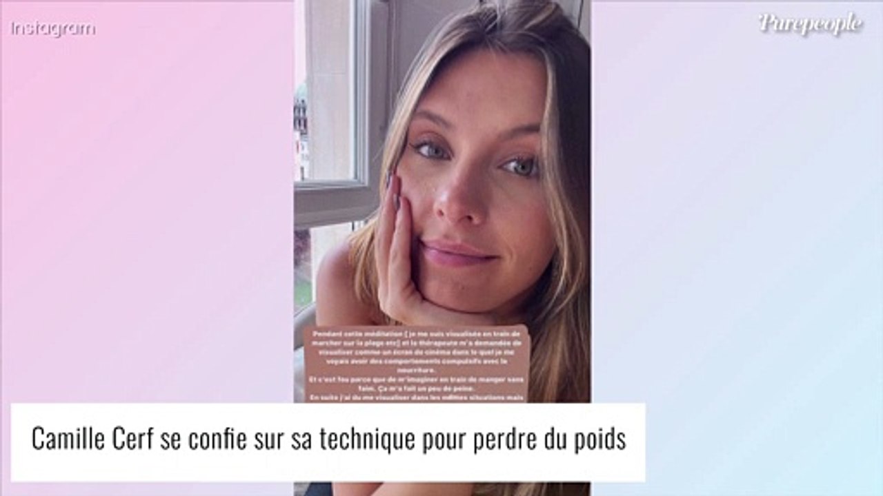 Camille Cerf lève le voile sur son addiction et sa méthode originale pour perdre du poids