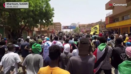 Sudanese protesters demand an end to military rule