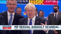 Boris Johnson returns home from world trip to another Tory sex scandal