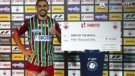 ബംഗലൂരുവിനെ മുട്ടുകുത്തിച്ച എടികെയുടെ ഡേവിസ്, കളിയിലെ താരം