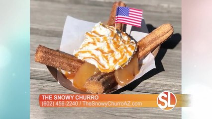 Want a sweet treat? You've got to try The Snowy Churro!