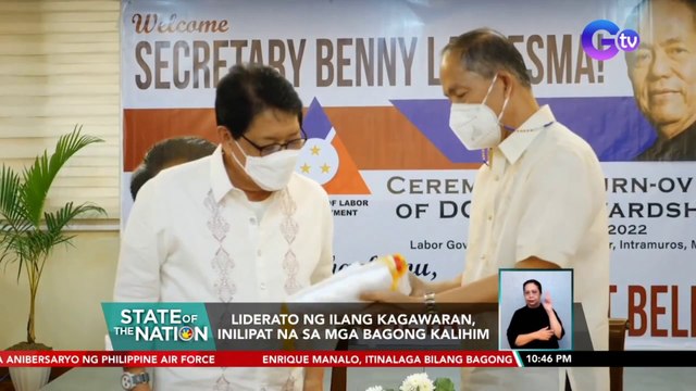 Liderato ng ilang kagawaran, inilipat na sa mga bagong kalihim | SONA