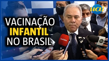 Queiroga comenta de vacinação em menores de 5 anos