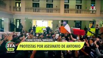 Periodistas protestan por el asesinato de Antonio de la Cruz en Tamaulipas