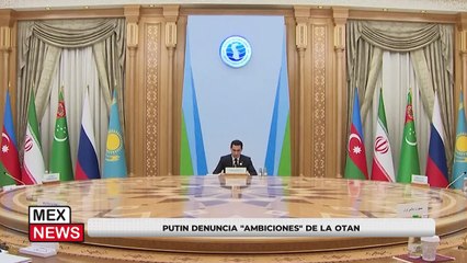 PUTIN DENUNCIA "AMBICIONES" DE LA OTAN