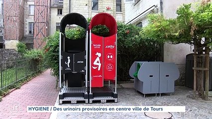 HYGIÈNE / Des urinoirs provisoires en centre ville de Tours