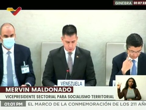 Vpdte Sec Socialismo Social Mervin Maldonado: Venezuela logra 100% de vacunados contra la COVID-19