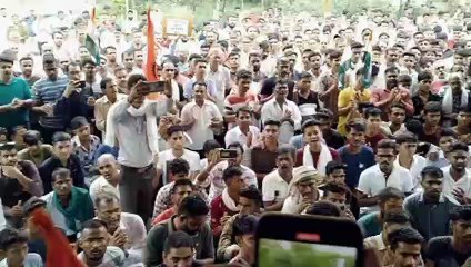 डेगाना में निकाली जनाक्रोश रैली, बाजार रहे पूर्णतया बंद