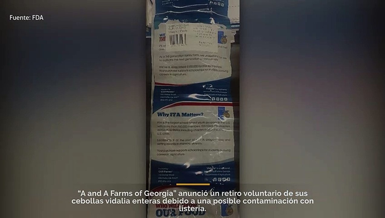 Algunas cebollas no deben usarse durante las comidas al aire libre este fin de semana debido a razones de salud