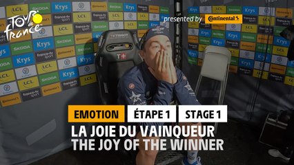 Winner's emotion / L’émotion du Vainqueur - Étape 1 / Stage 1 #TDF2022