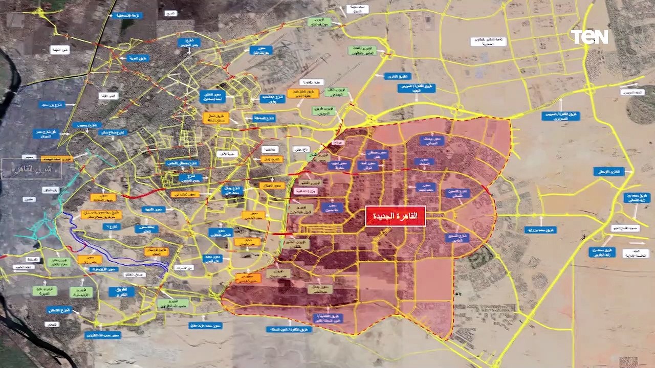 الرئيس يتفقد الأعمال الإنشائية لتطوير عدد من الطرق والمحاور بالقاهرة الكبرى