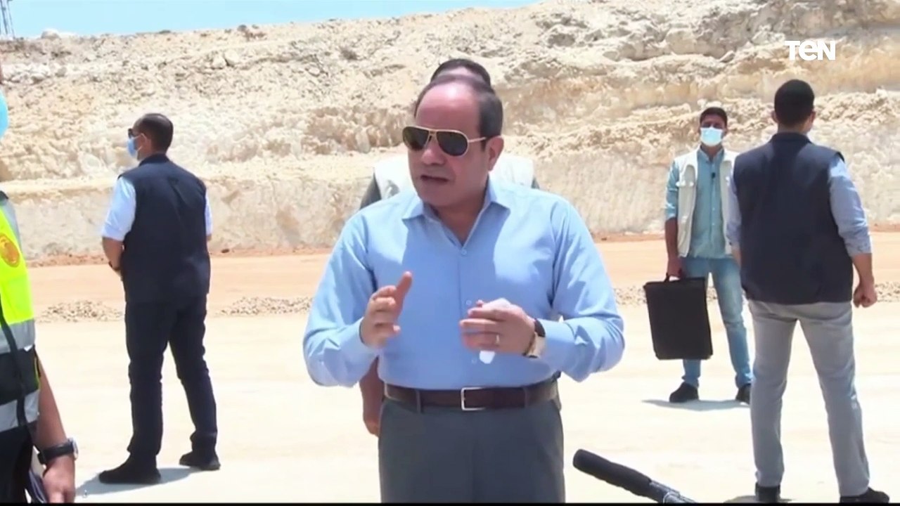 أول تعليق من الرئيس السيسي على شكاوى المواطنين من الطريق الساحلي الدولي