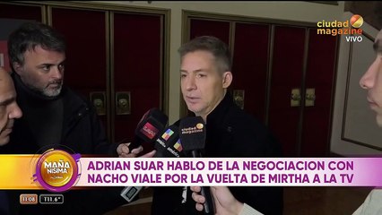 Adrián Suar rompió el silencio.