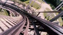 Mystic Timbers Roller Coaster (Kings Island - Mason, Ohio) - Roller Coaster POV Video - Front Row