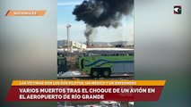 Varios muertos tras el choque de un avión en el aeropuerto de Río Grande