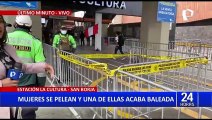 Estación la Cultura: enfrentamiento entre mujeres habría culminado en balacera