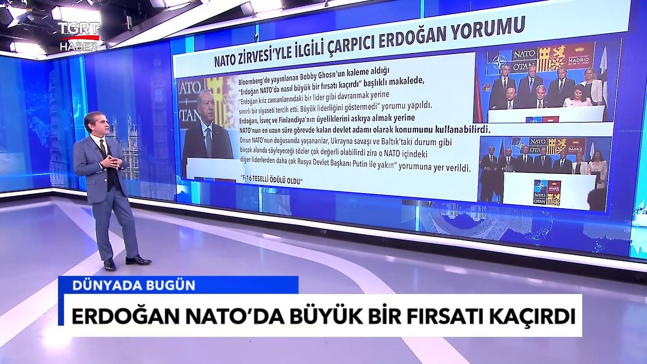 Bloomberg Yazarından NATO Zirvesi'yle İlgili Çarpıcı Erdoğan Yorumu - Tuna Öztunç ile Dünyada Bugün