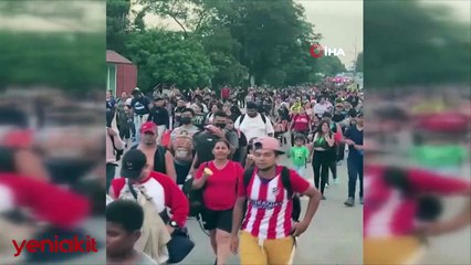 ABD’ye 3 bin kişilik yeni göçmen kafilesi yola çıktı