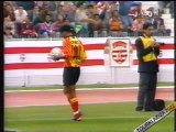 الترجي الرياضي والنادي الأفريقي  1996 ــ لقطات وهدف فريق الترجي