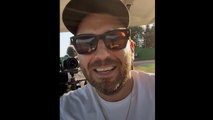 Cesare Cremonini a Imola: giro di pista all'Autodromo