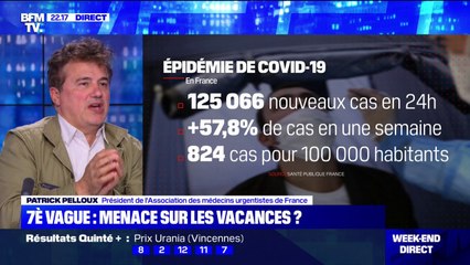 Patrick Pelloux: "Vu le taux d'incidence en région parisienne, quand vous prenez le métro, vous êtes sûr de croiser quelqu'un qui a le virus"