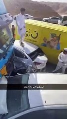 مرور الرياض يباشر حادث تصادم أسفر عن 5 إصابات