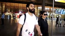 MOUNI ROY WITH HUBBY SURAJ NAMBIAR RETURN BACK FROM GOA